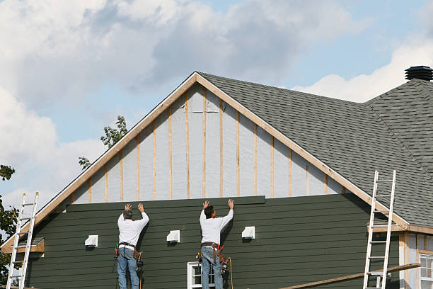 Professional Siding Inspection technician working in Morrisville, NY